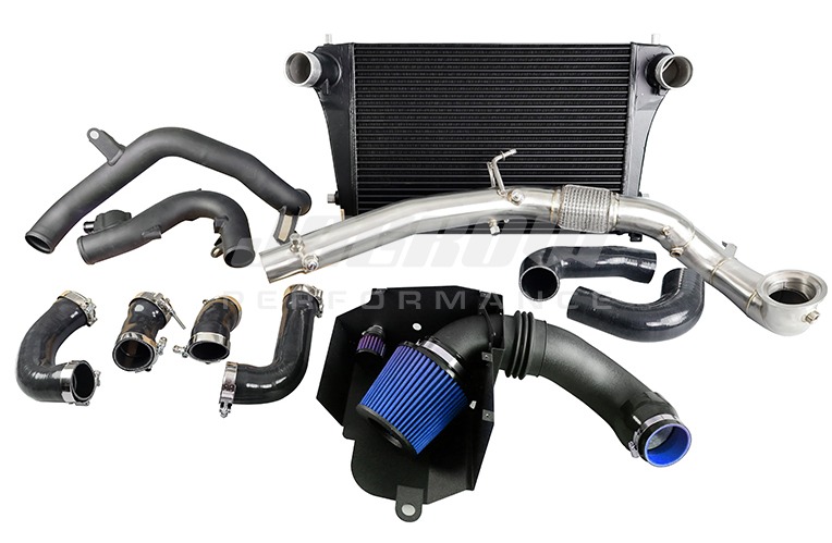 VW MK8 GTI intake intercooler kit exhaust